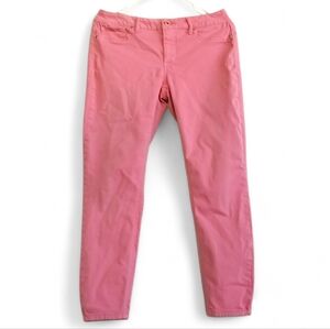 Maurices Pink Ankle Pants Stretchy Pastel Jegging Cropped Cute Barbie Girly MED
